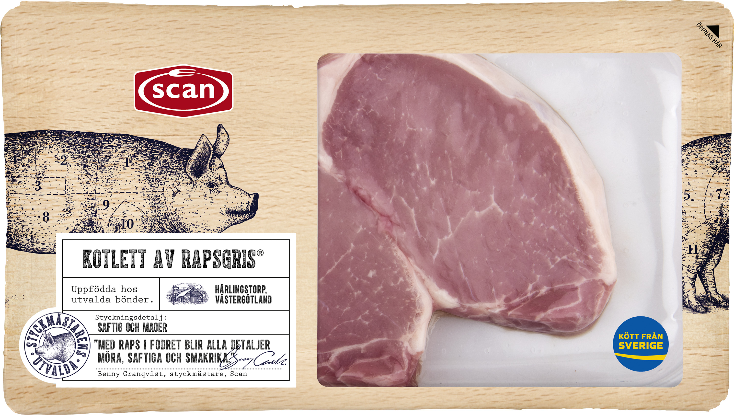 Kotlett Rapsgris Sverige