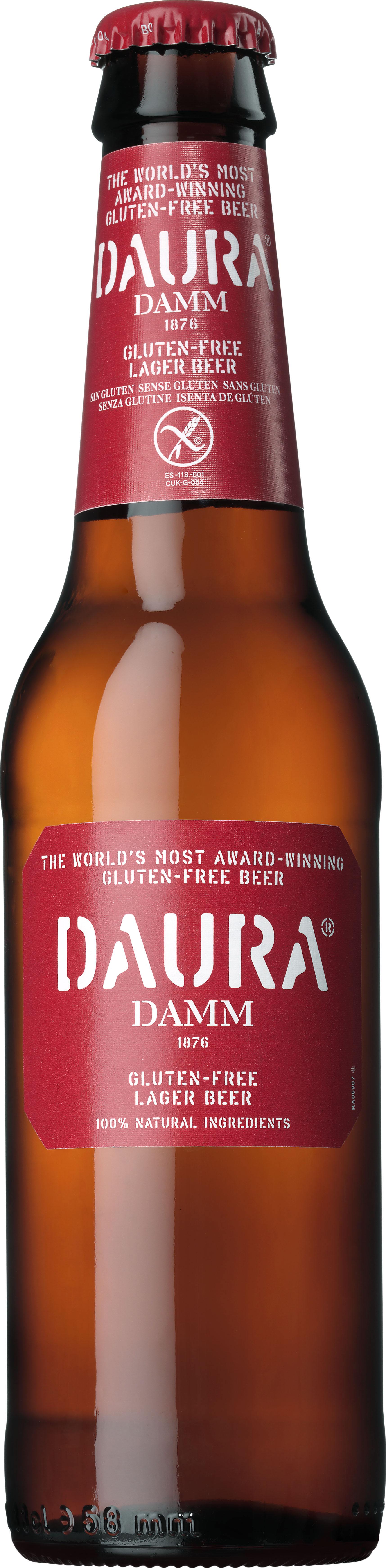 Daura Damm Lager Glutenfri ENGL