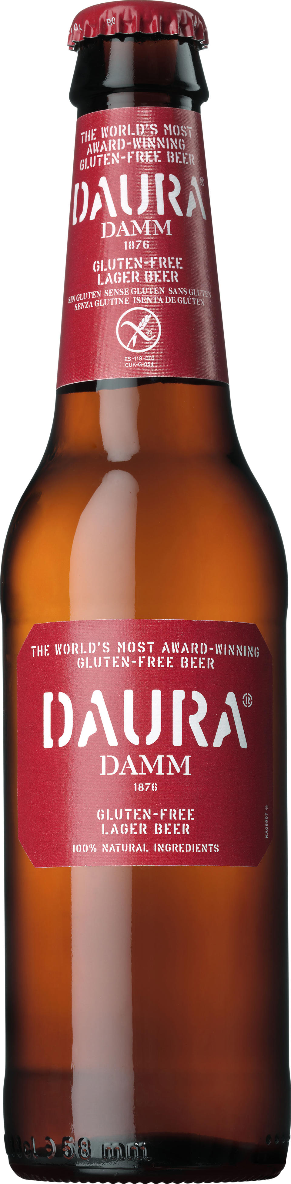 Daura Damm Lager Glutenfri ENGL