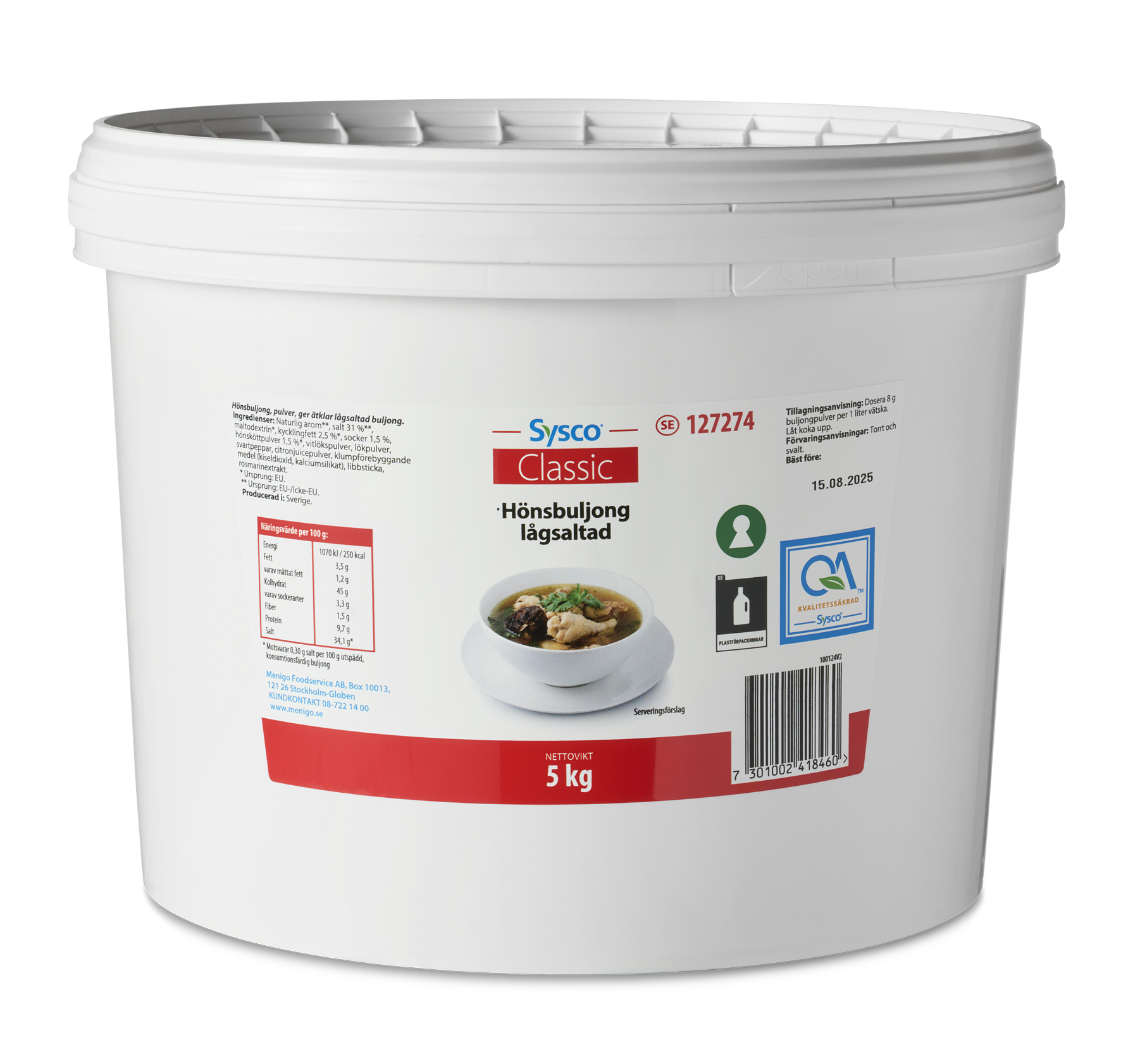 Hönsbuljong Lågsaltad