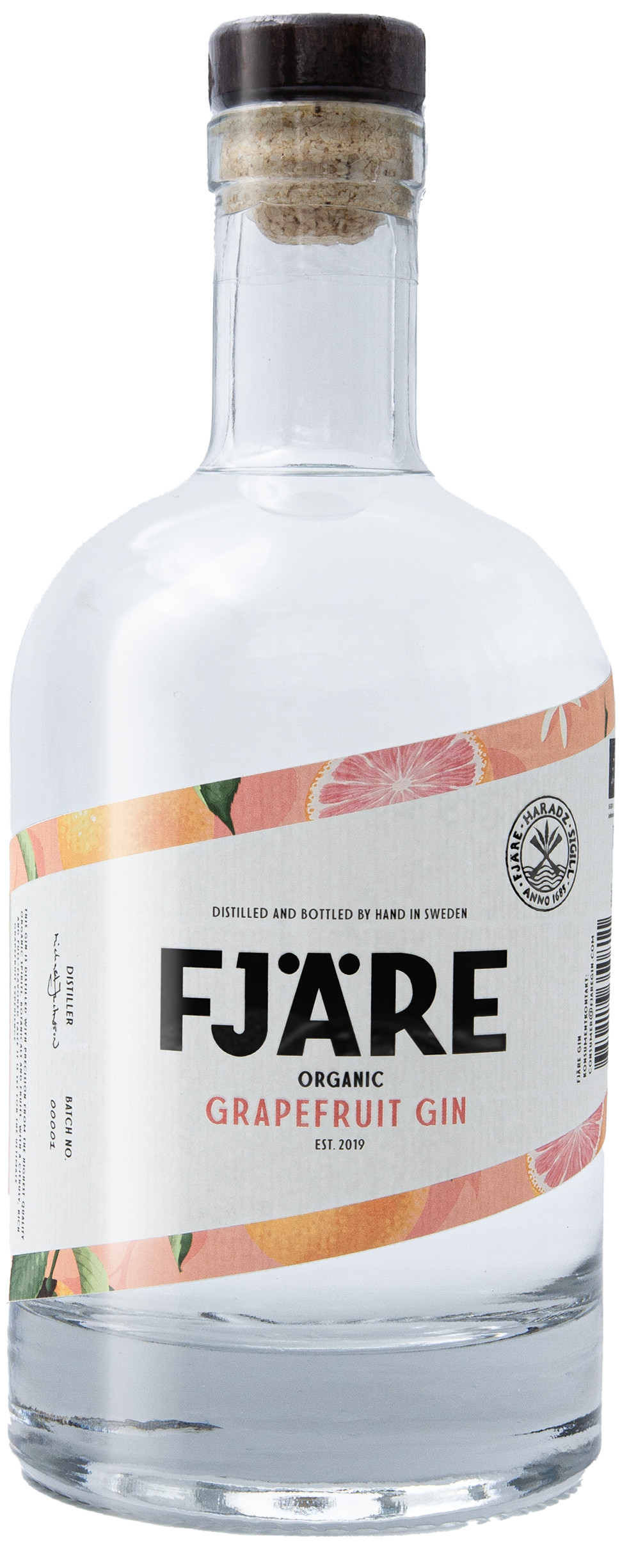 Fjäre Grapefruit Gin EKO