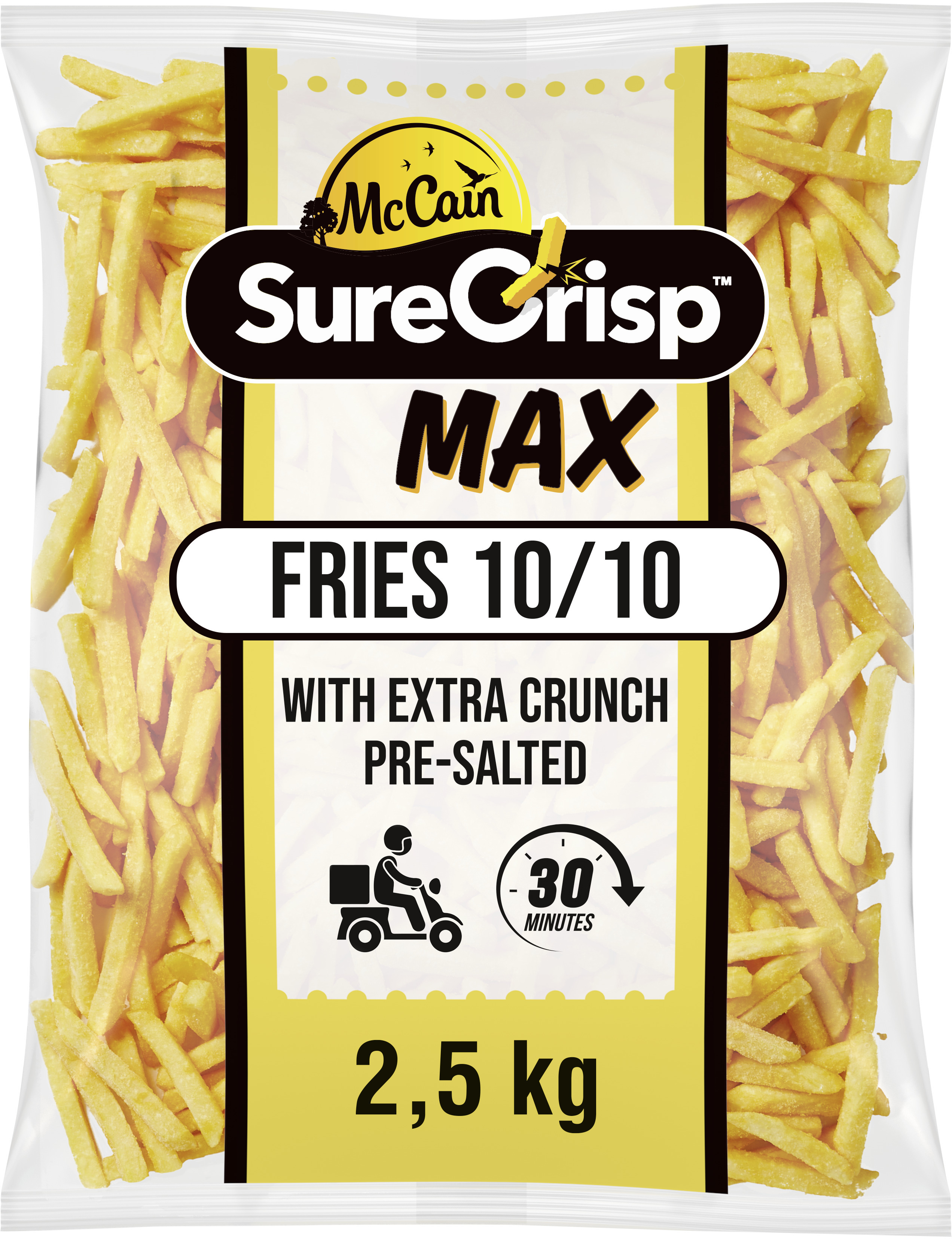 Pommes Surecrisp Max 10 mm Utan Skal