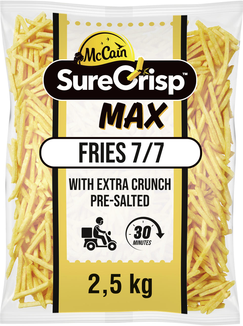 Pommes surecrisp 7 mm utan skal