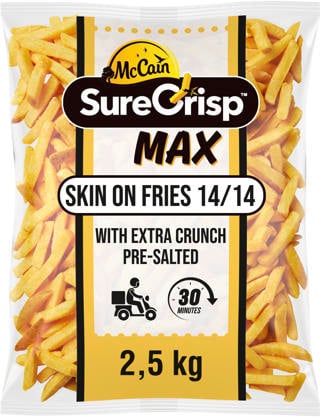 Pommes SureCrisp Max 14 mm med skal