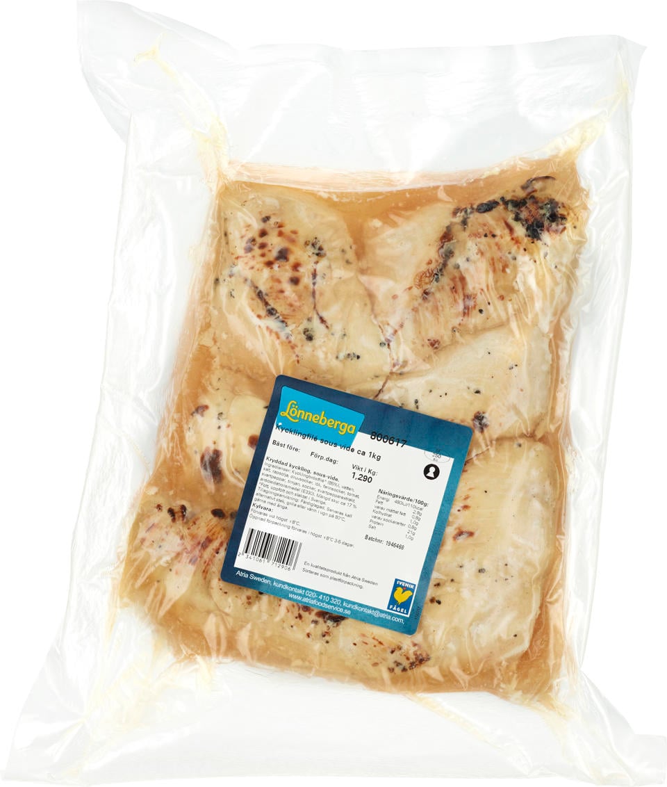 Kycklingfilé, Sous Vide