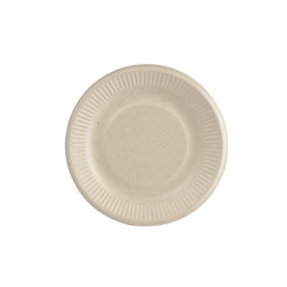 Tallrik Bagasse Natur 15cm