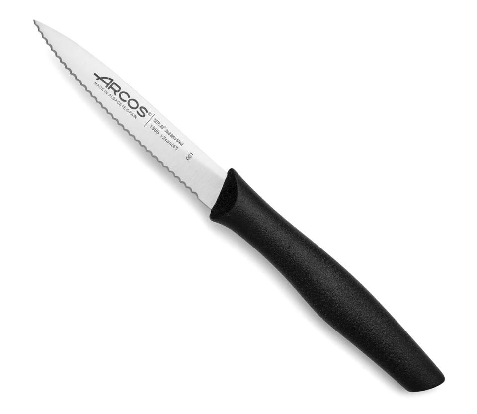 Nova Skalkniv Tandad Svart 10cm