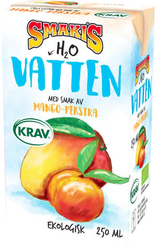 Smakis Vatten Mango Persika EKO KRAV