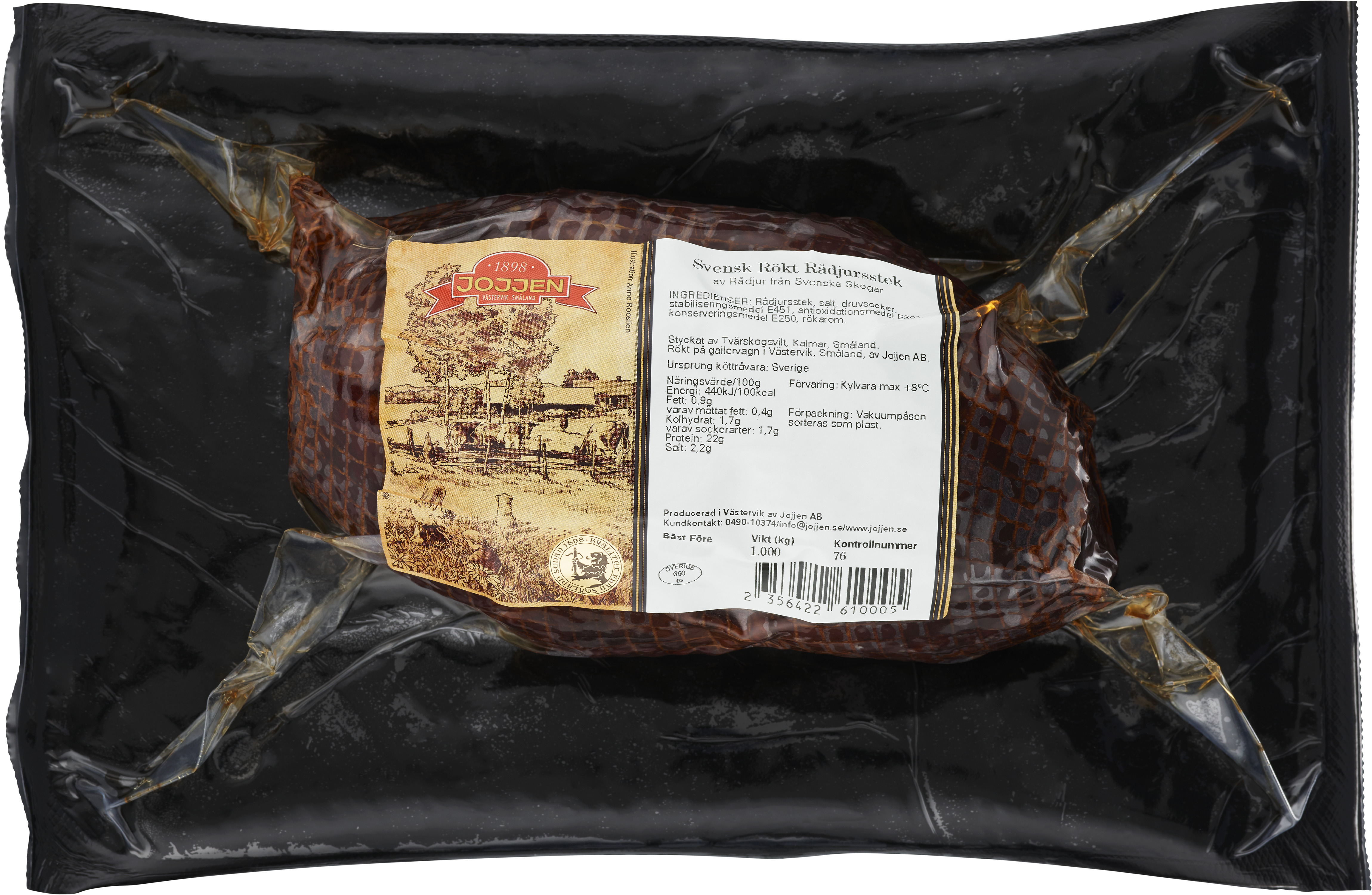 Rådjursstek Rökt Sverige