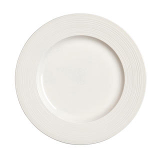 Concorde Tallrik Flat med Bräm Vit Ø27cm