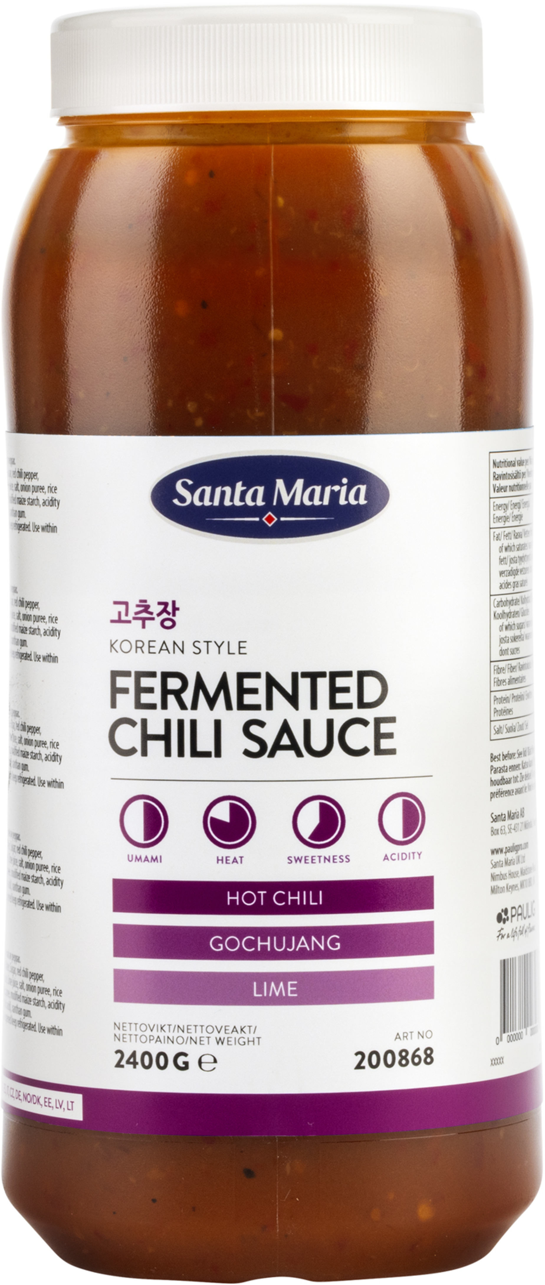 Korean Style Fermented Chili Sauce