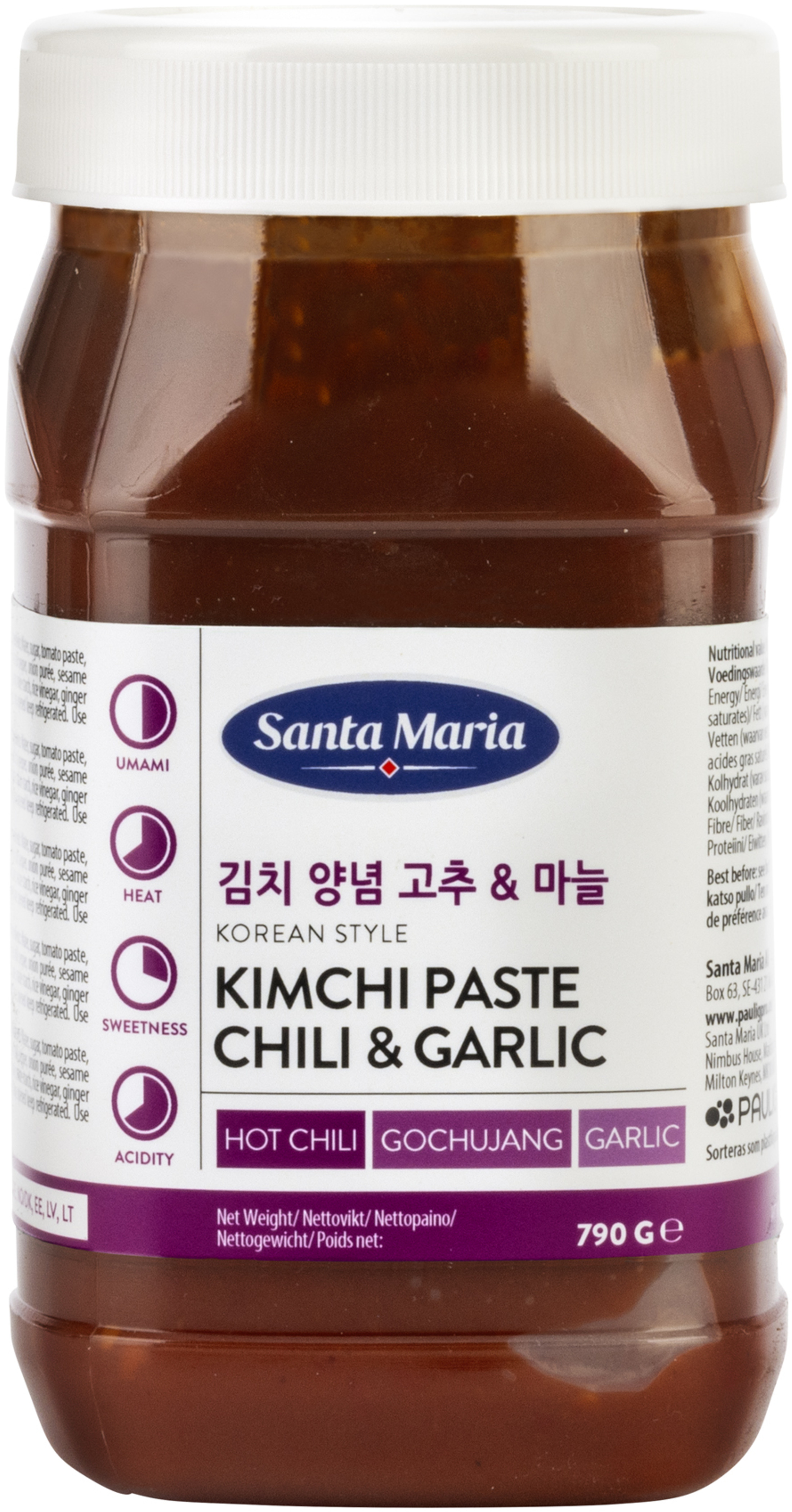 Korean Style Kimchi Paste Chili & Garlic