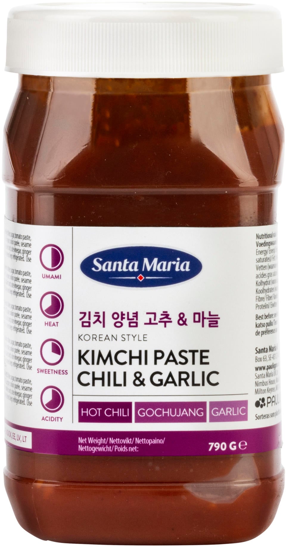 Korean Style Kimchi Paste Chili & Garlic