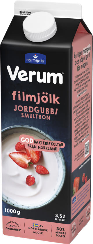 Filmjölk Jordgubb Smultron 3,5%