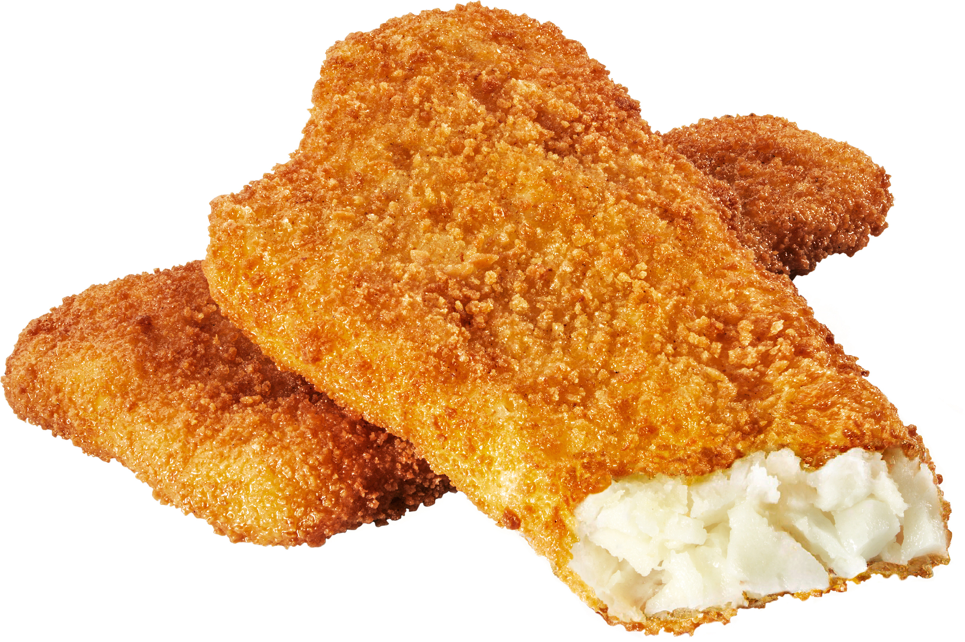 Vegansk fiskfilé panerad