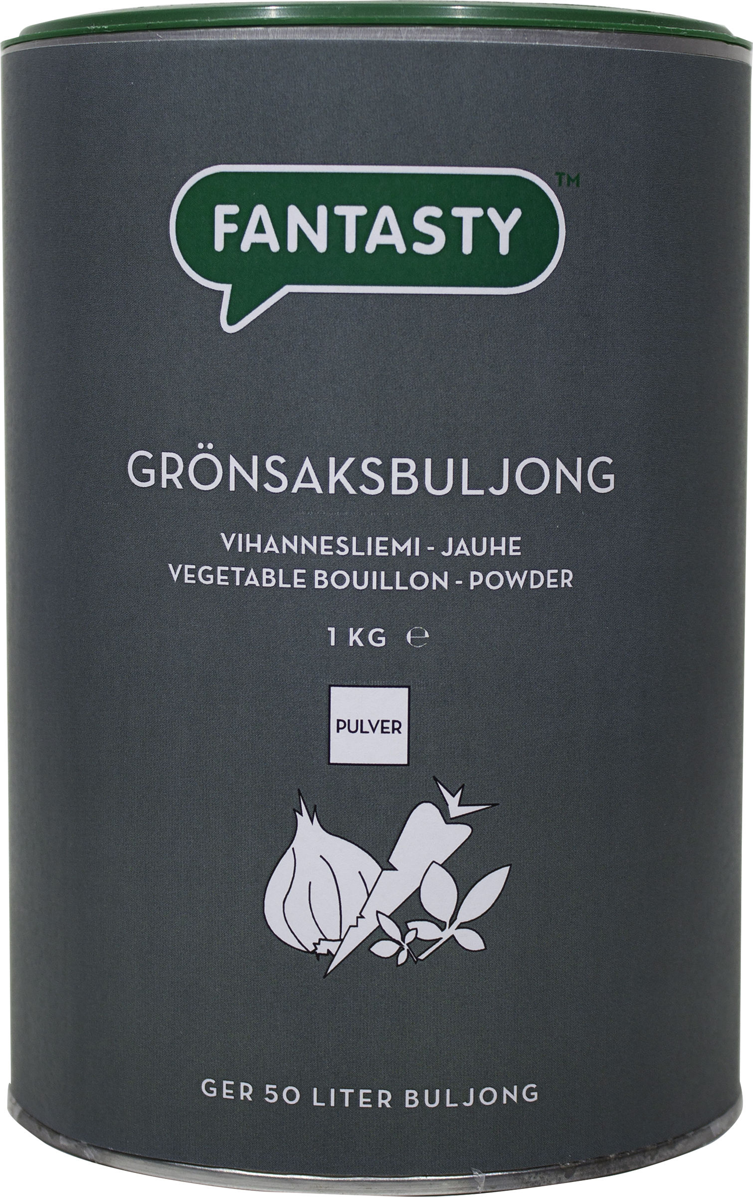 Grönsaksbuljong Pulver 0,99% Salt