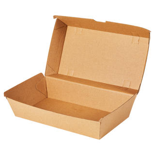 Box Stor Korrugerad Kartong med Vidhängande Lock
Oblekt 225x130x38/77mm