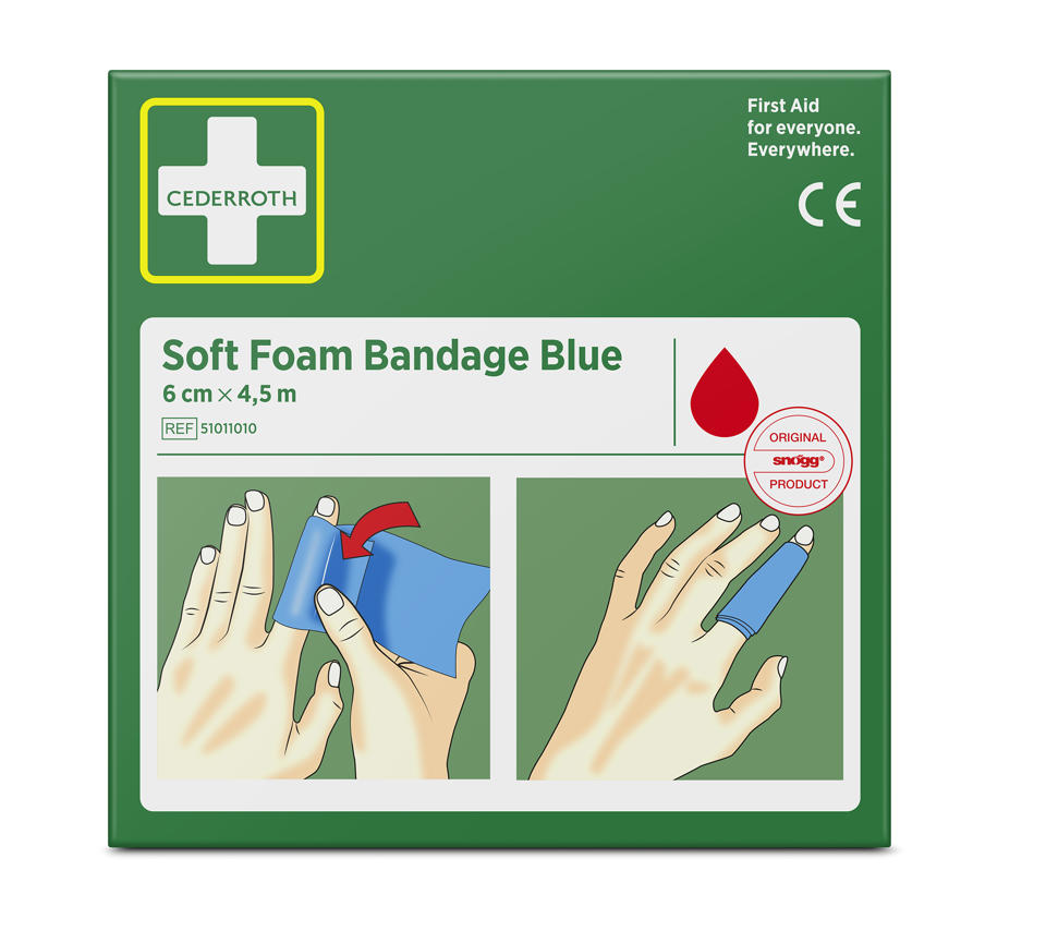 Soft Foam Band. Blå 4,5