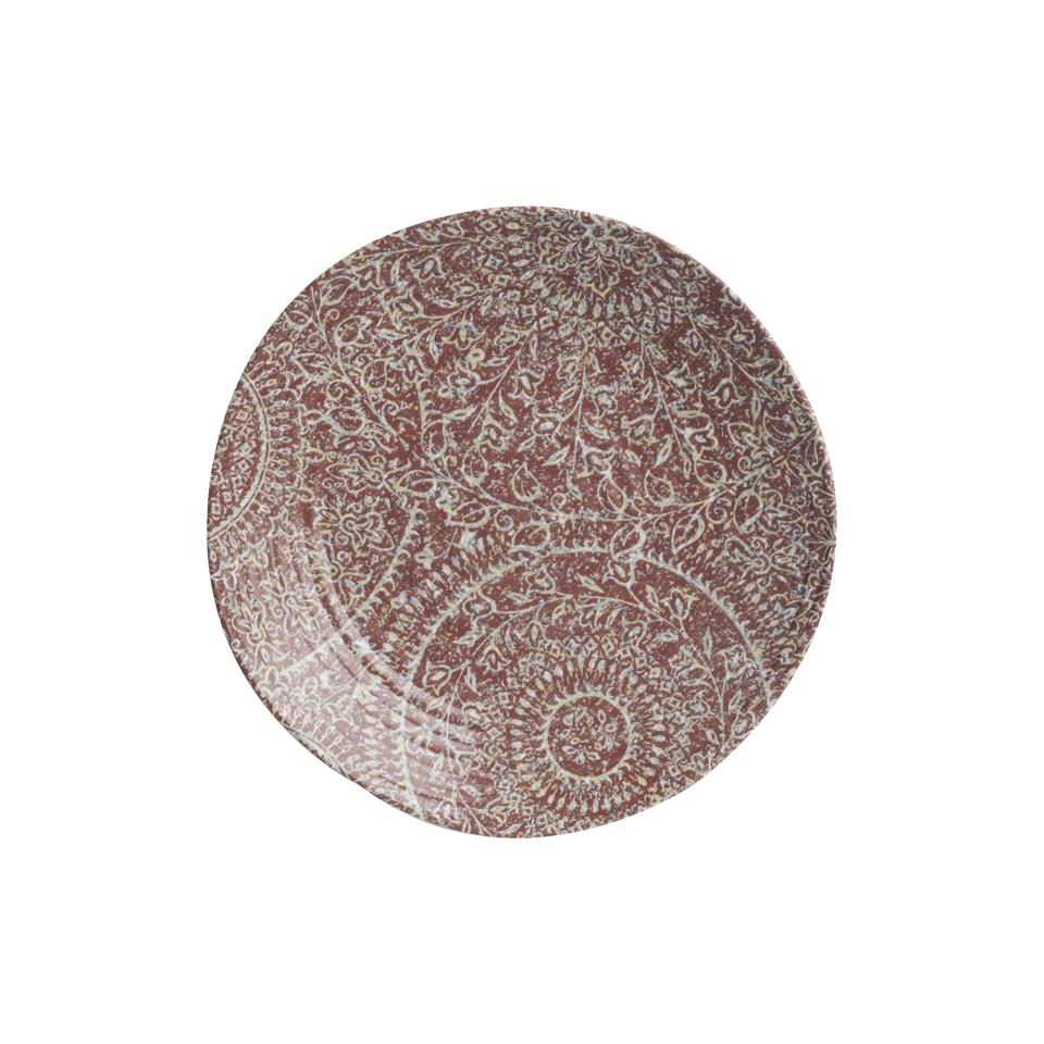 Solano Tallrik Flat Melamin Röd Ø16,5cm
