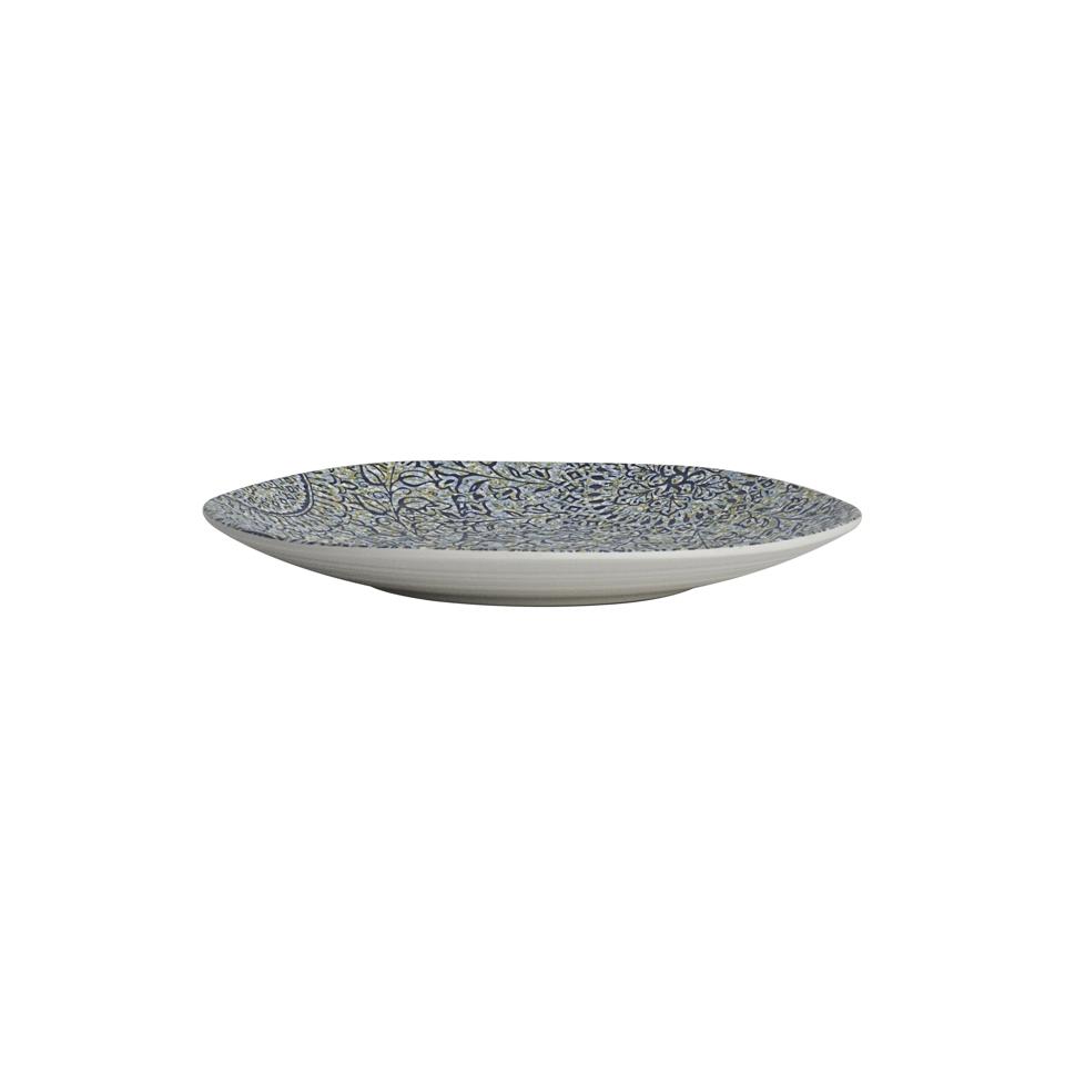 Solano Tallrik Flat Melamin Blå Ø16,5cm
