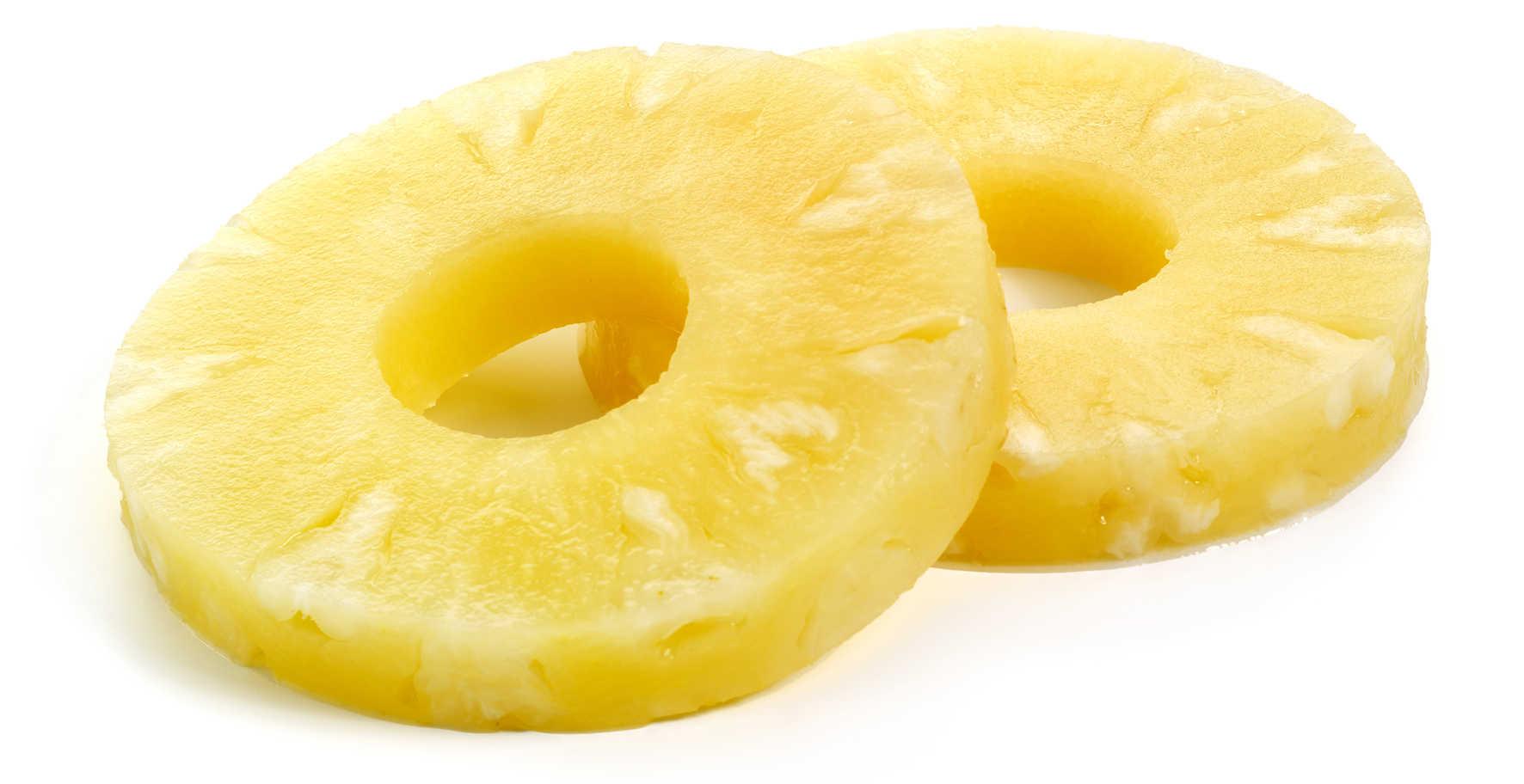 Ananasskivor i Ananasjuice