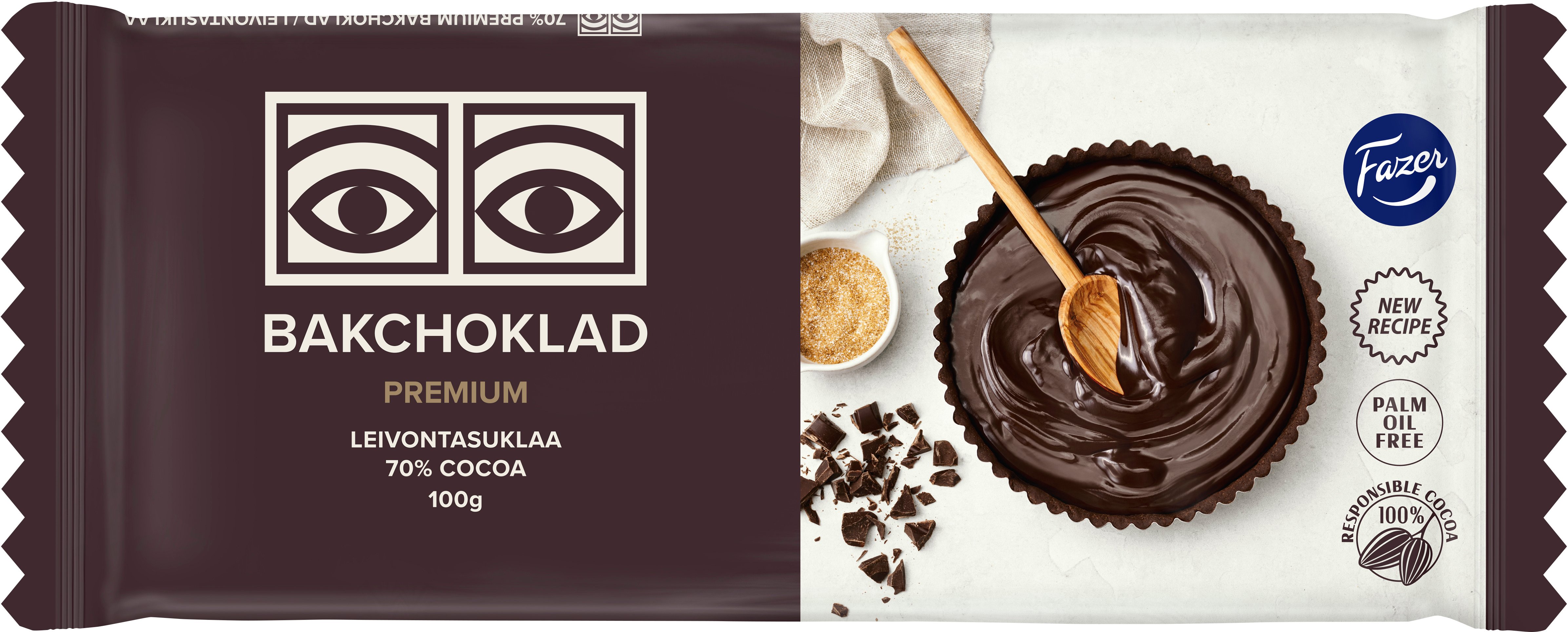 Bakchoklad Mörk Premium 70%