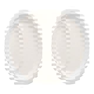 Tallrik 2-delad Sockerrör Vit 23cm