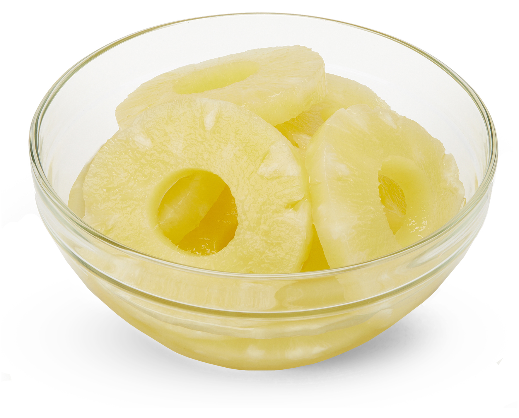 Ananasskivor I Ananasjuice