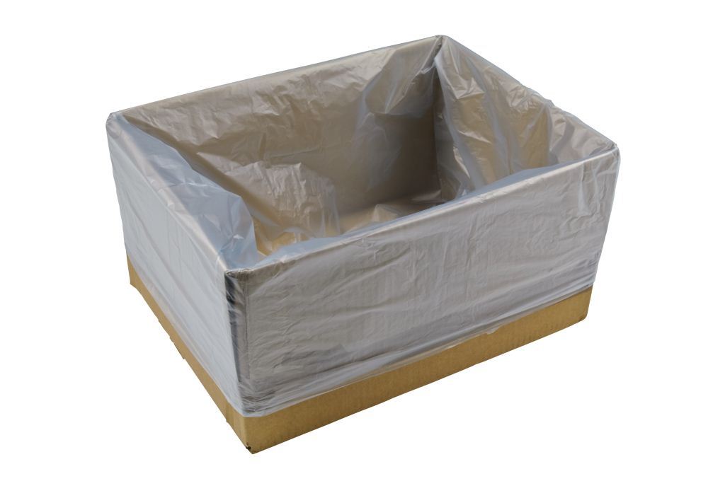 Insatspåse HD-polyeten till Charklådor 
30kg 680/420x700mm Blå