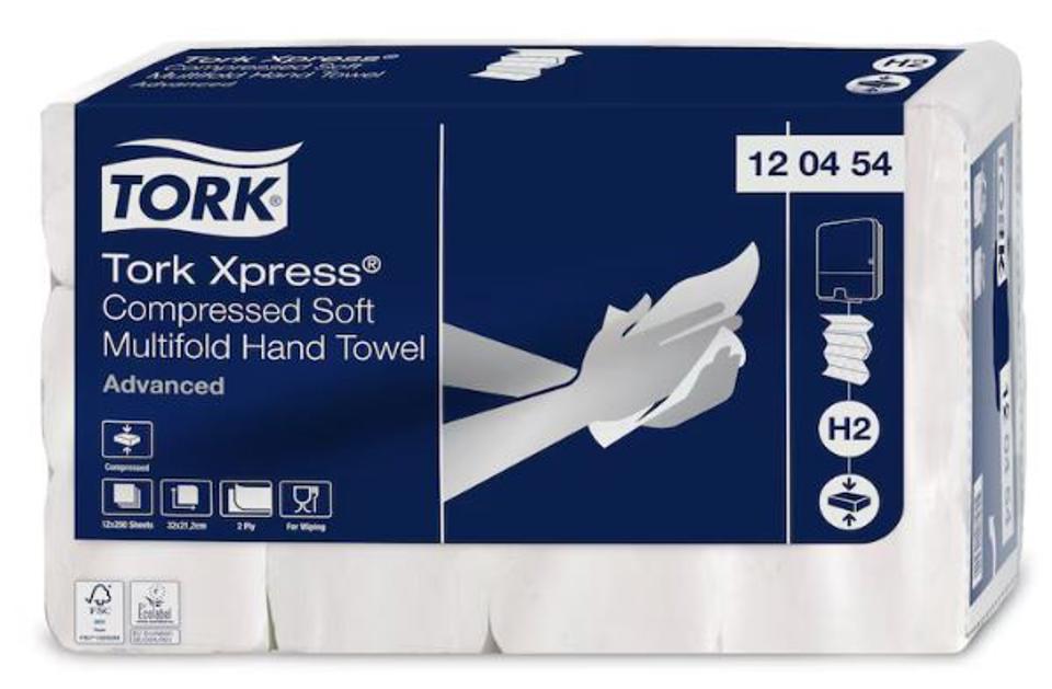 Pappershandduk H2 M-vikt Komprimerad Adv
Tork Xpress