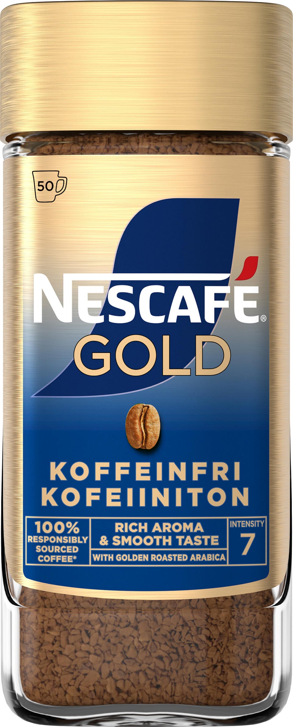 Snabbkaffe NESCAFÉ Gold koffeinfri