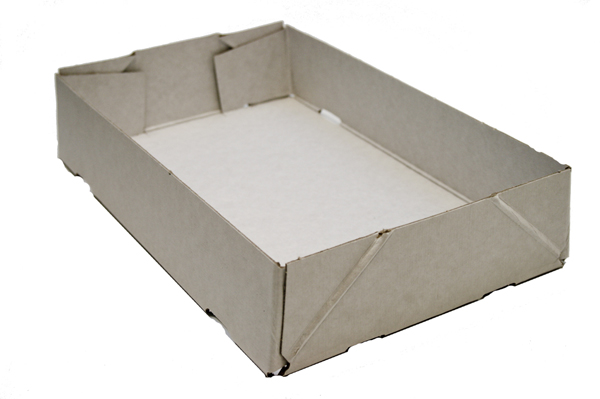 Filélåda Kartong PE-belagd 5kg 348X230X70mm 
Grå 40-pack