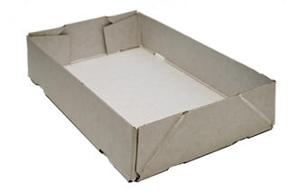 Filélåda Kartong PE-belagd 5kg 348X230X70mm
Grå 40-pack