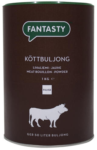 Köttbuljong pulver 1,07% Salt