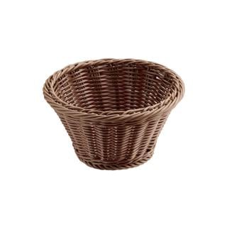 Korg Plast Brun Ø19cm H9,5cm