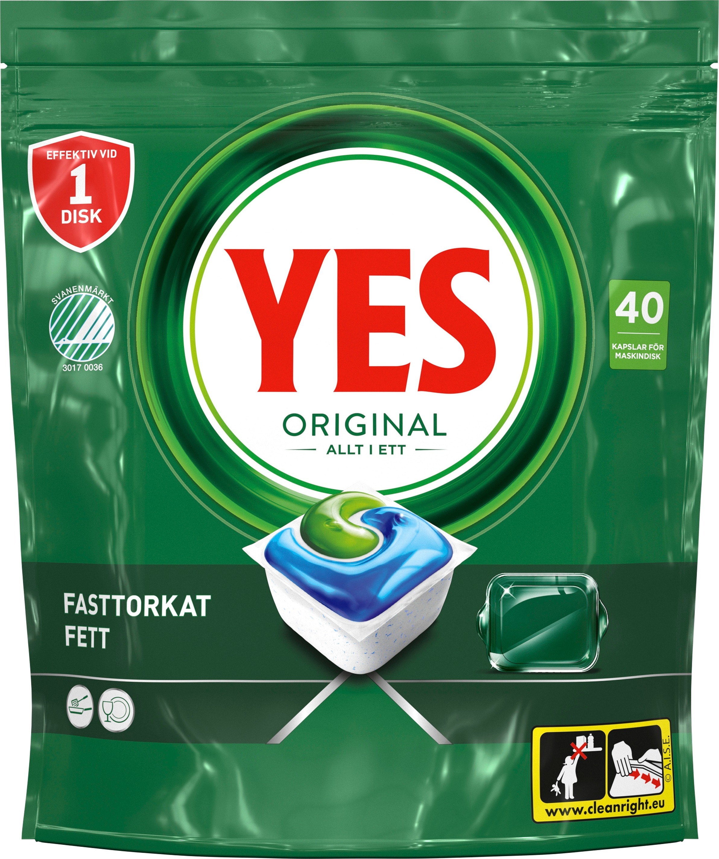 Maskindisk 40-pack All in One