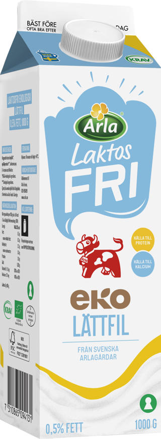 Lätt Filmjölk 0,5% Laktosfri EKO KRAV