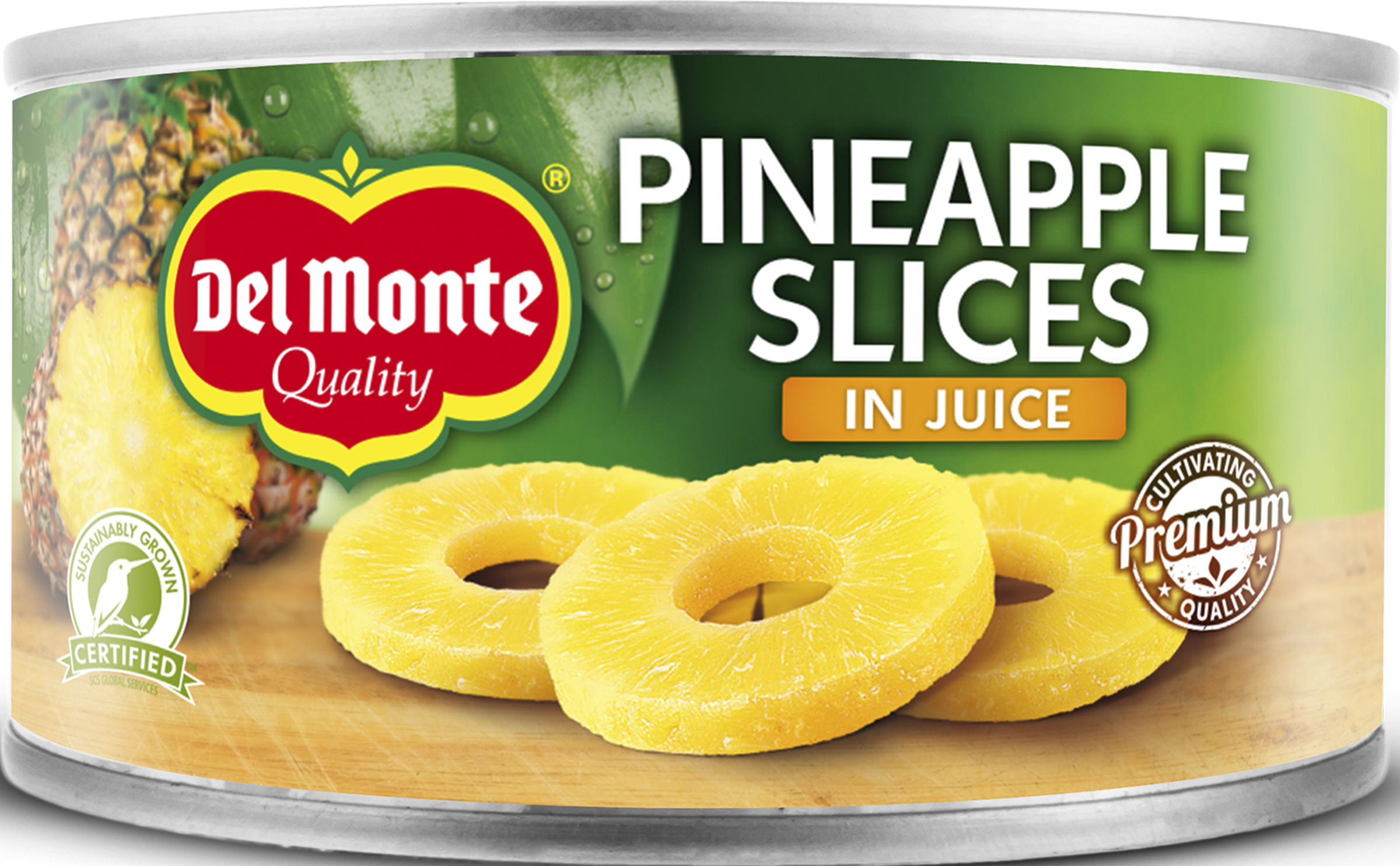 Ananasskivor i Juice