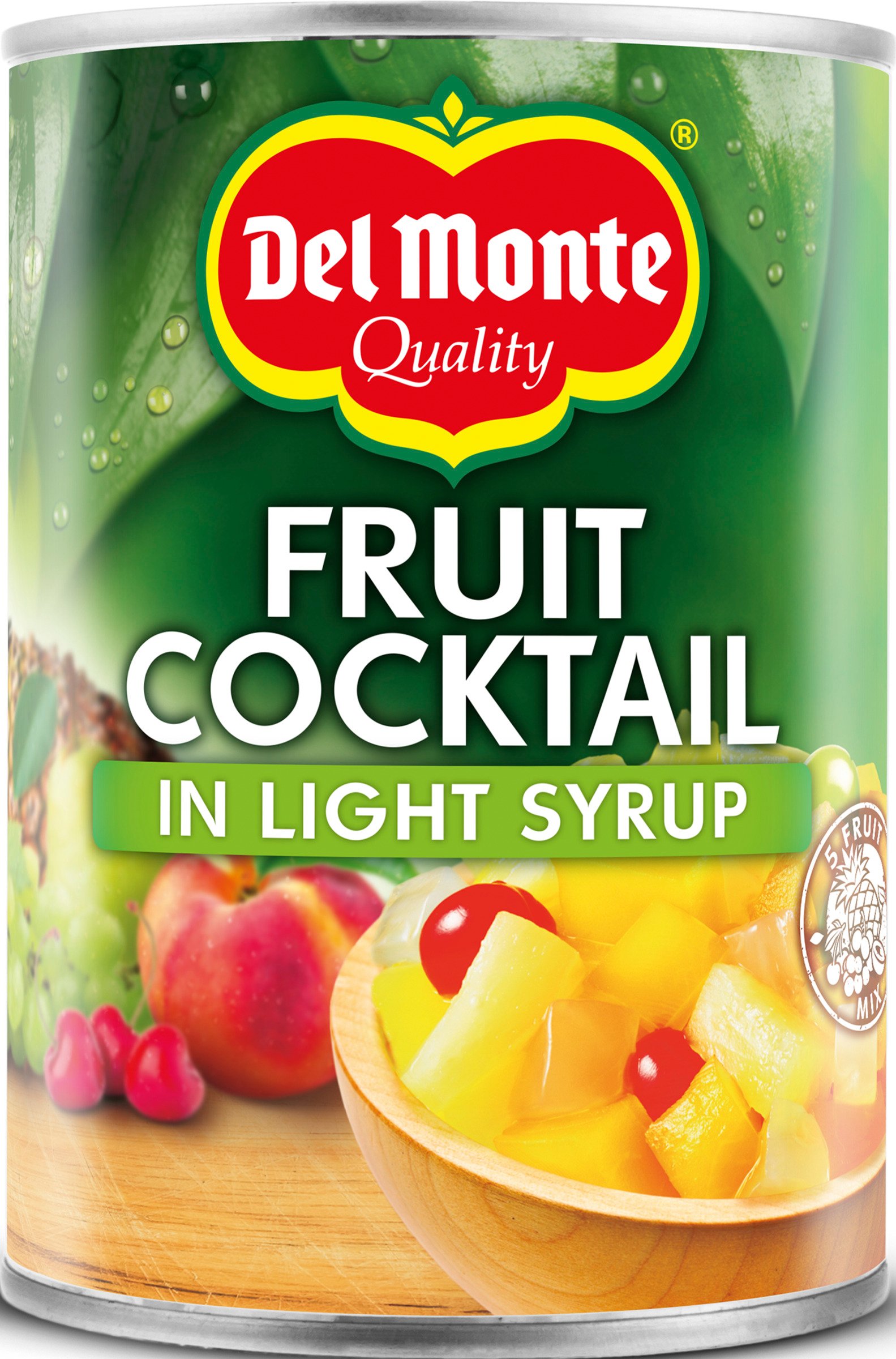 Fruktcocktail i Syrup