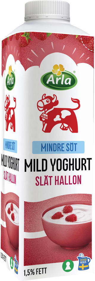 Yoghurt Hallon 1,5% Lättsockrad
