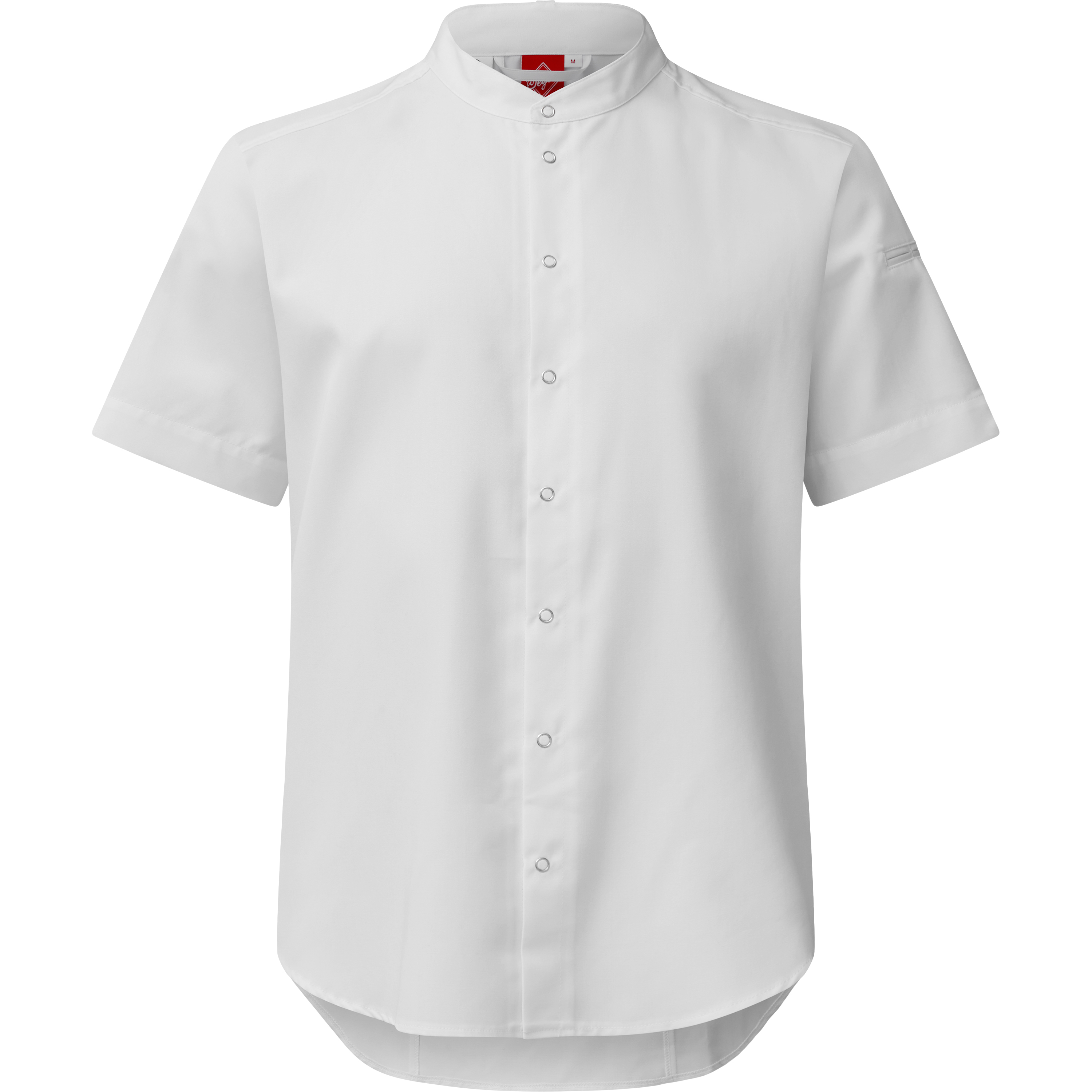 Kockskjorta 1115 Unisex Kort Ärm Vit L