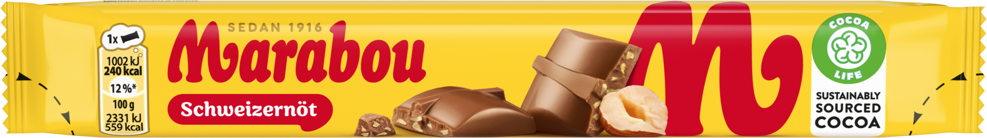 Chokladbar schweizernöt