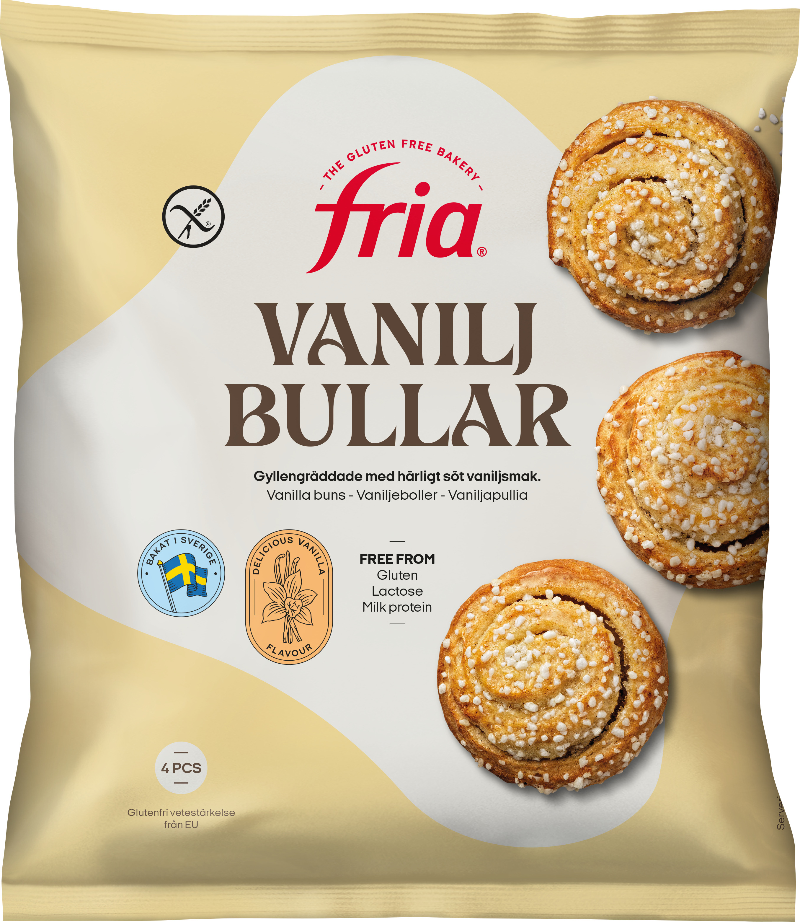 Vaniljbulle Glutenfri