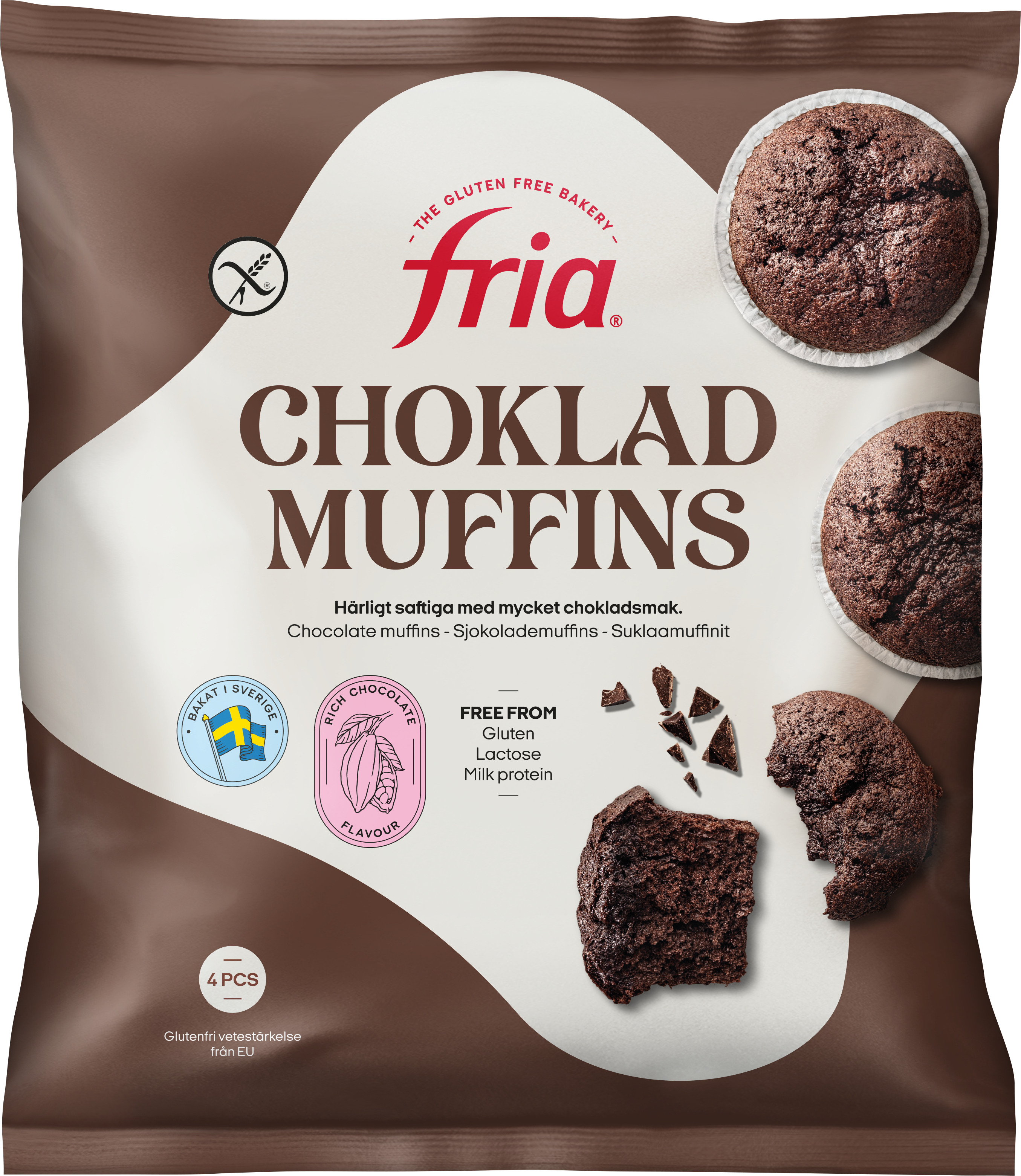 Chokladmuffins Glutenfri Laktosfri 60g