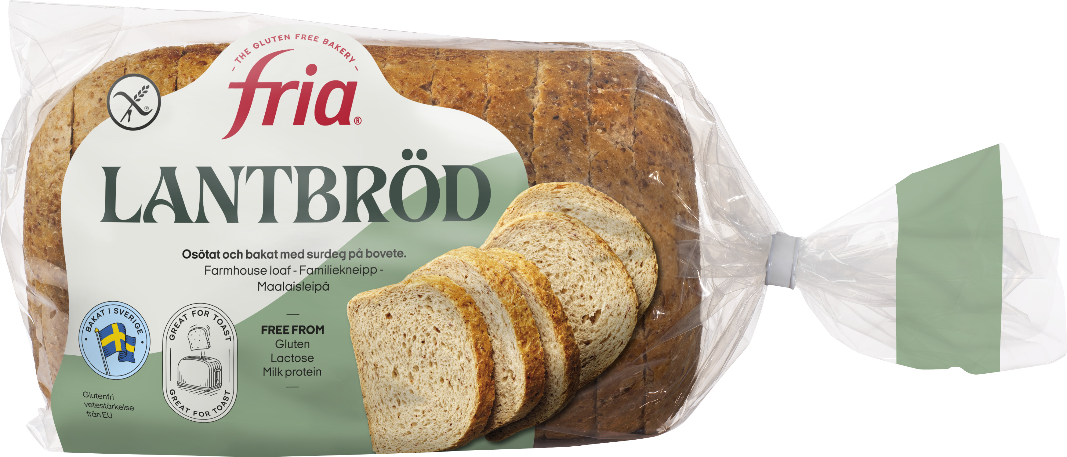 Lantbröd Skivad Glutenfri Laktosfri