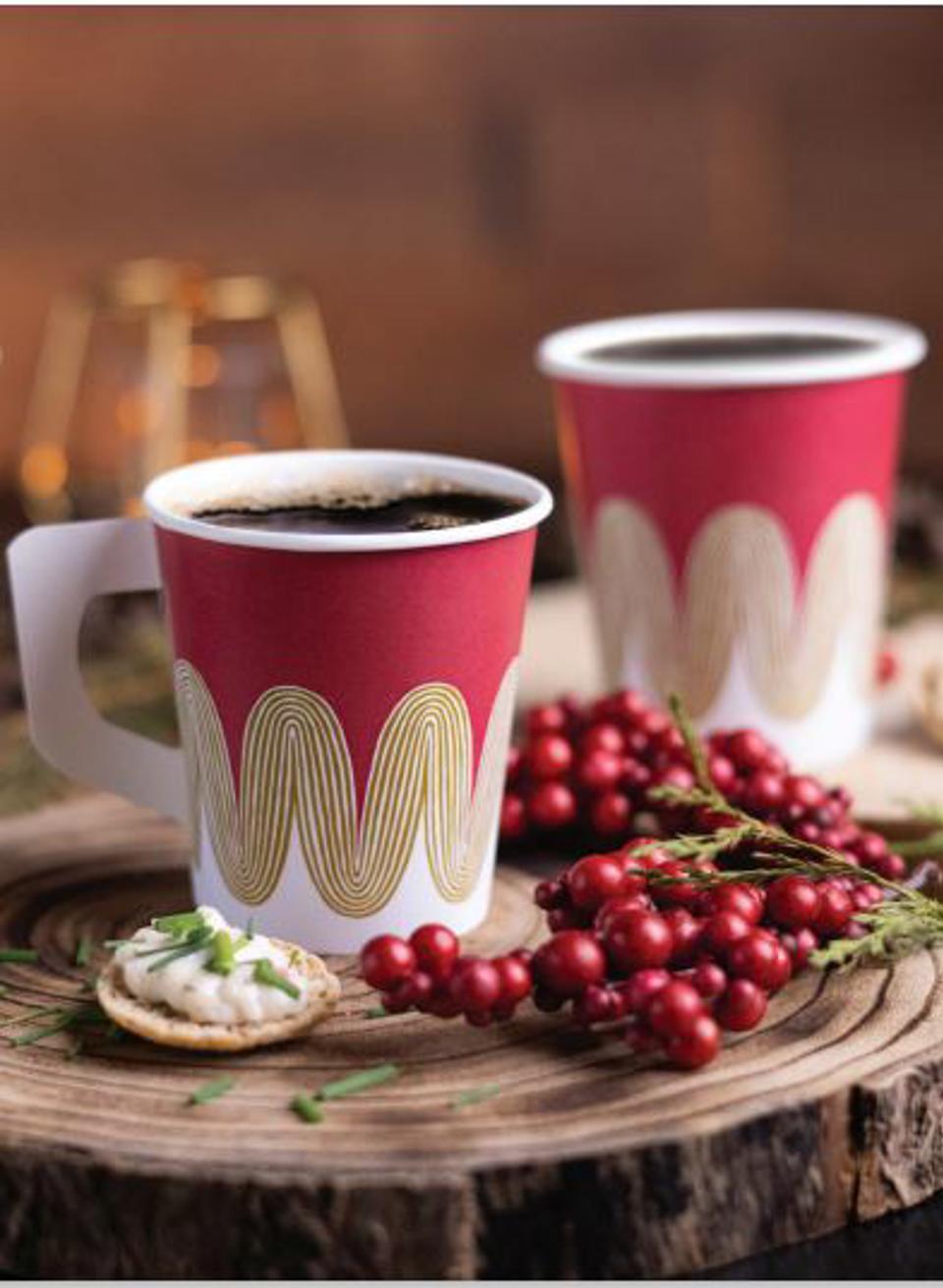Varmdrycksbägare Kartong 17,5cl Jul