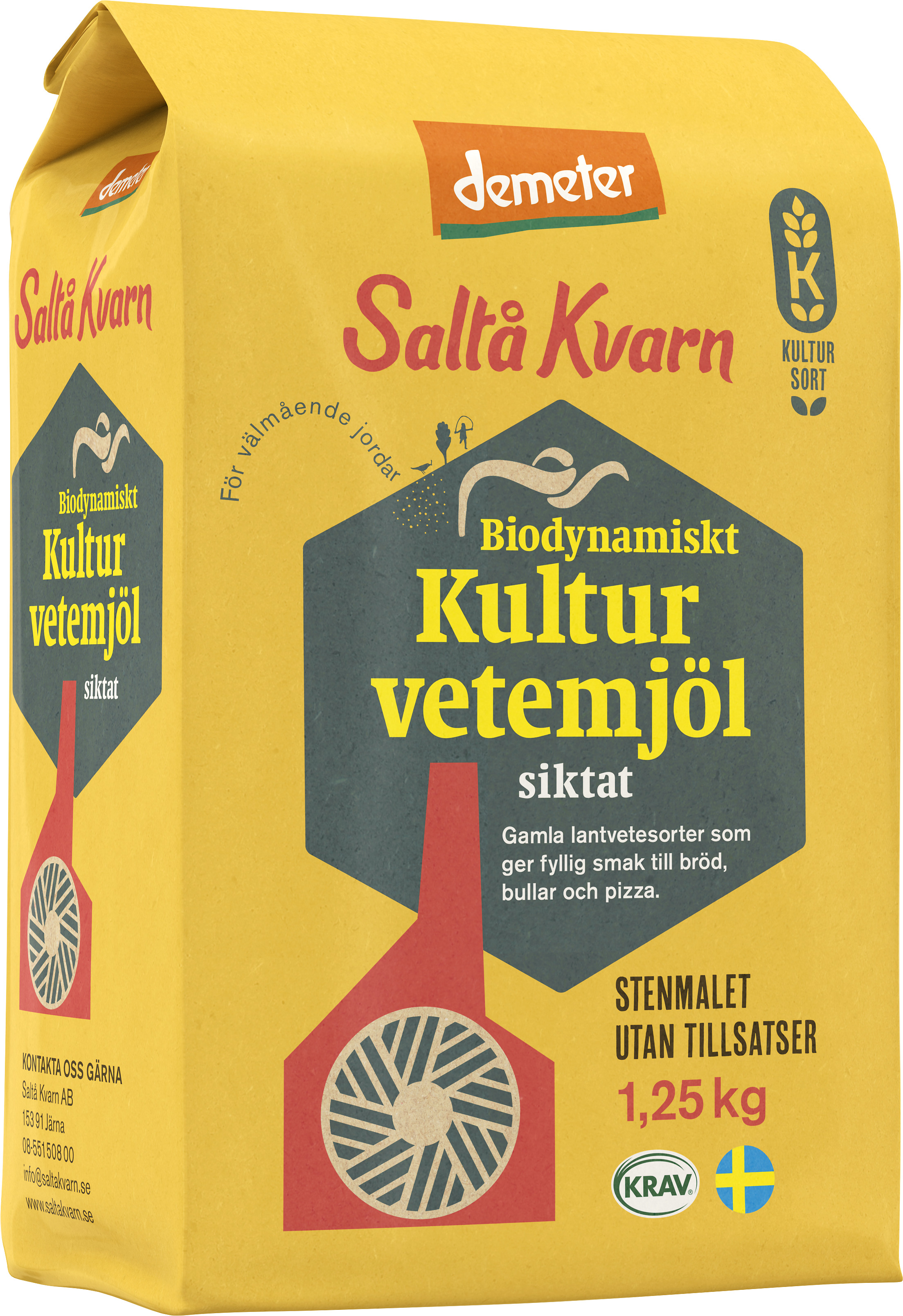 Kulturvetemjöl siktat
