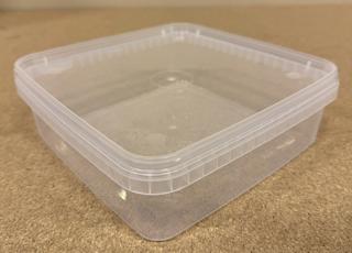 Förvaringsburk med lock 18x18x5cm 1,5L