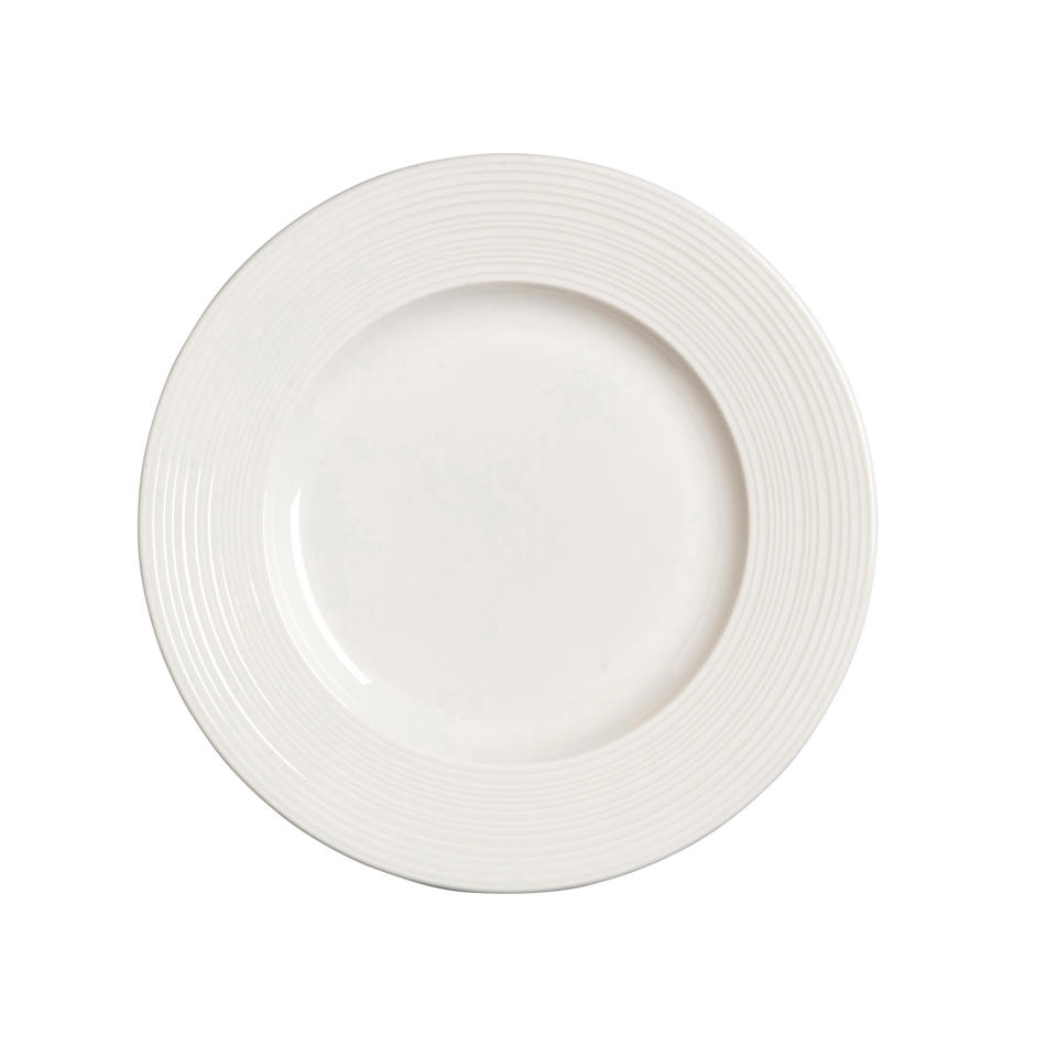 Concorde Tallrik Flat med Bräm Vit Ø23cm