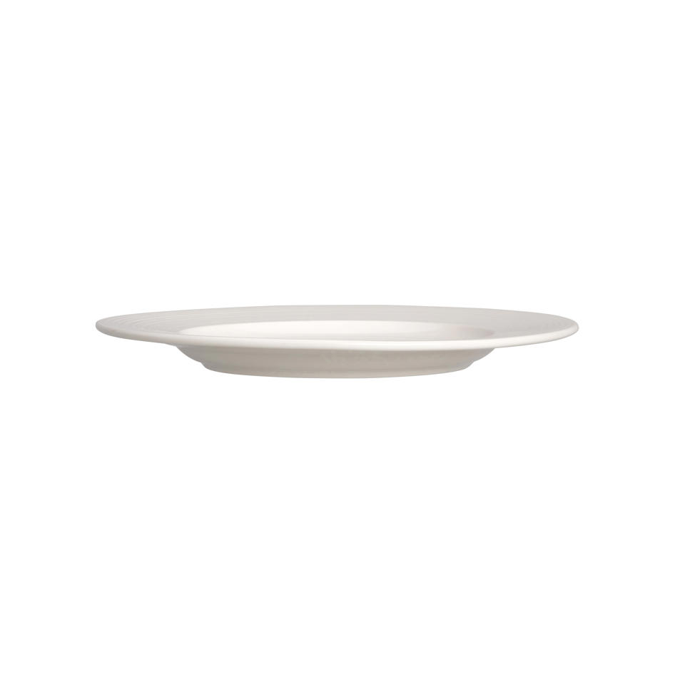 Concorde Tallrik Flat med Bräm Vit Ø23cm
